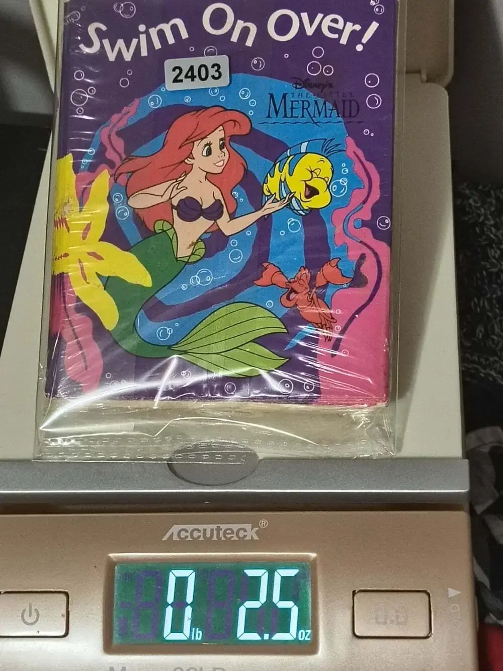 Beach The Little Mermaid Ariel Flat Party Invitations w/ Envelopes 8ct L-1183-V